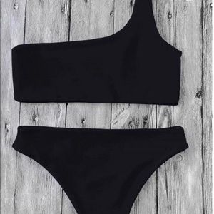 ZAFUL one shoulder bikini set